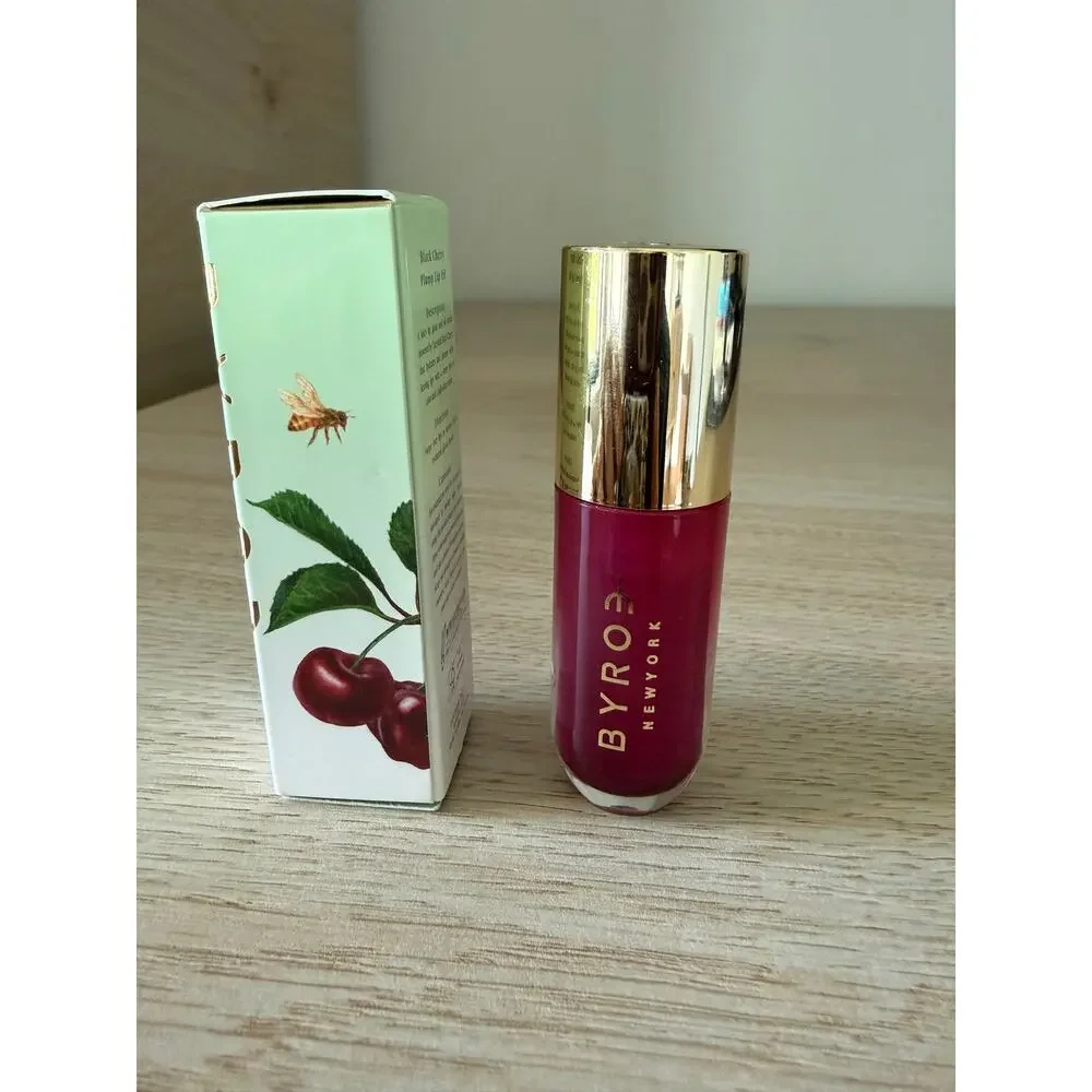$26 New BYROE Black Cherry Plump Lip Oil 3.7mL Beauty Hydrating Gloss - Picture 4 of 7